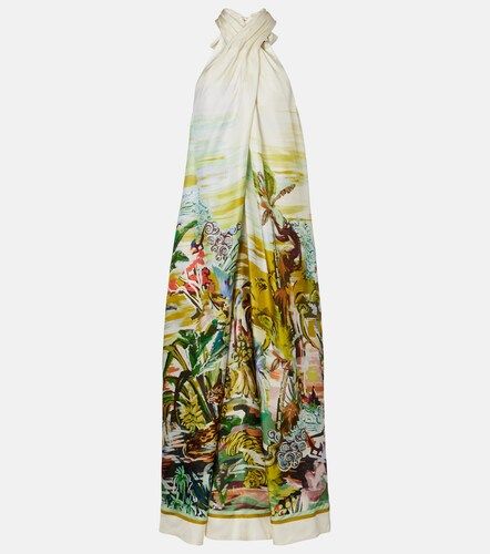 Alémais Maxikleid Jungle Boogie aus Seide - Alemais - Modalova