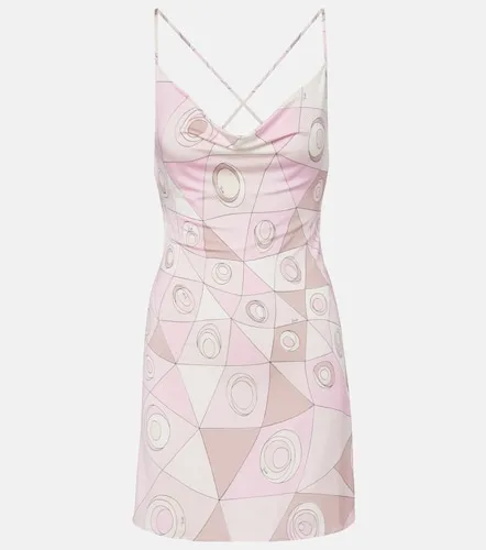 Occhi draped satin jersey minidress - Pucci - Modalova