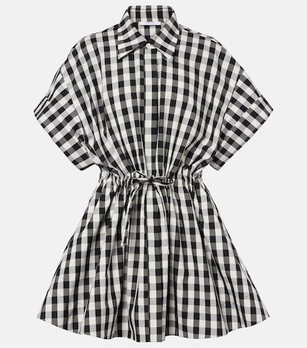 Checked cotton-blend shirt dress - Givenchy - Modalova
