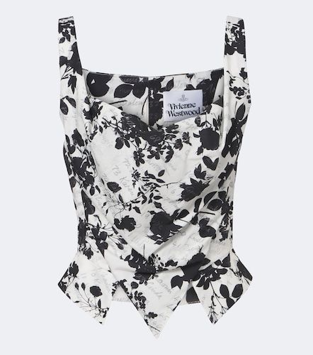 Top bustier Sunday de algodón floral - Vivienne Westwood - Modalova