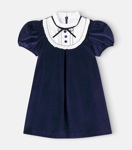 Vestido Clara de terciopelo de algodóm - La Coqueta - Modalova