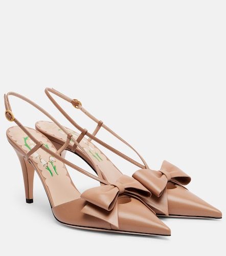 Bowow 85 leather slingback pumps - Valentino Garavani - Modalova