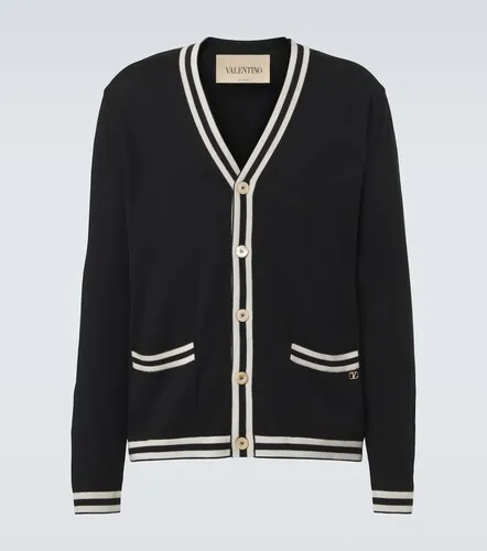 VLogo virgin wool cardigan - Valentino Garavani - Modalova