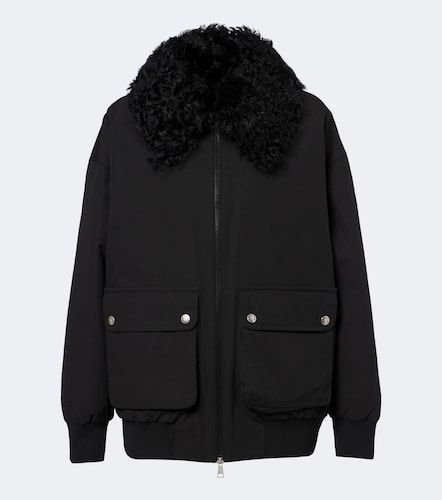 Daunenjacke Rougequeue mit Shearling - Moncler - Modalova