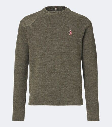 Jersey de lana virgen con logo - Moncler Grenoble - Modalova