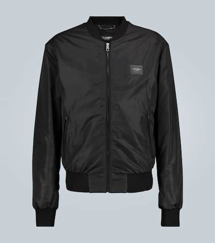Bomber jacket with logo - Dolce&Gabbana - Modalova