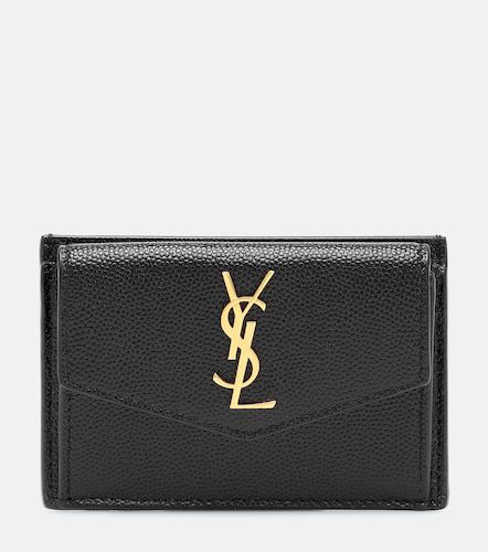 Uptown leather card case - Saint Laurent - Modalova