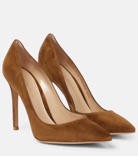 Gianvito 105 suede pumps - Gianvito Rossi - Modalova