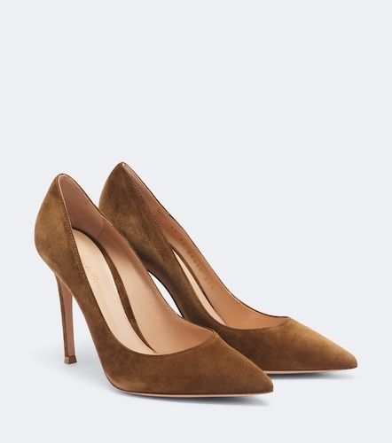 Gianvito 105 suede pumps - Gianvito Rossi - Modalova