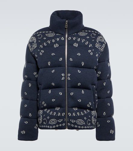 Bandana jacquard wool puffer jacket - Alanui - Modalova