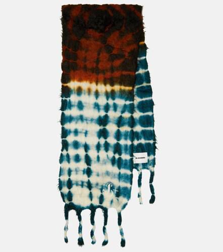 Tie-dye mohair-blend scarf - Jil Sander - Modalova
