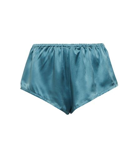 Venice silk satin pajama shorts - Asceno - Modalova