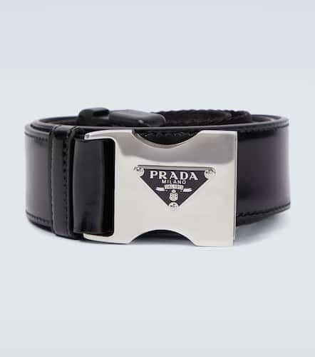 Prada Cinturón de piel con logo - Prada - Modalova