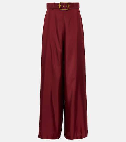 Wonderland silk wide-leg pants - Zimmermann - Modalova