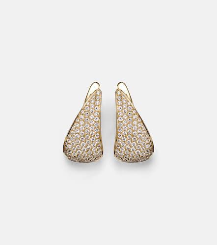 Claw 18kt earrings with diamonds - Anita Ko - Modalova