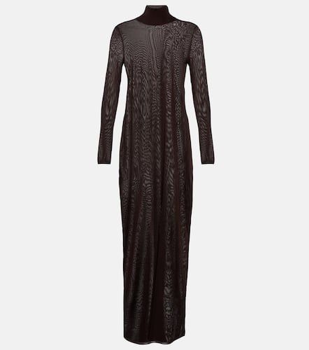 AlaÃ¯a High-neck knit maxi dress - Alaia - Modalova