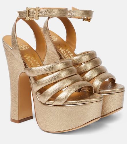 Britney metallic leather platform sandals - Vivienne Westwood - Modalova