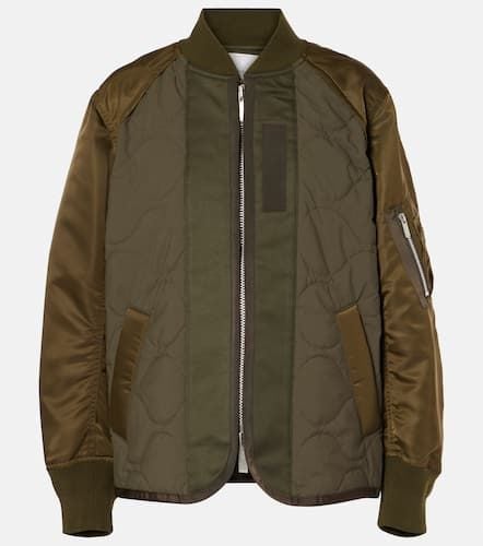 Sacai Twill-trimmed bomber jacket - Sacai - Modalova