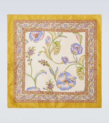 Etro Printed silk pocket square - Etro - Modalova