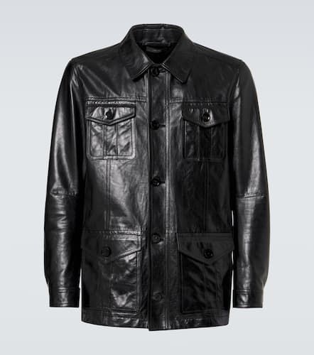 Tom Ford Leather field jacket - Tom Ford - Modalova