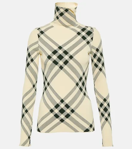 Rollkragenpullover Check - Burberry - Modalova