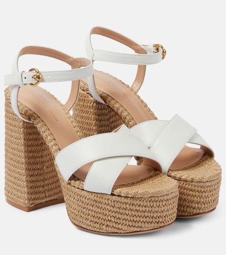 Sandali platform in pelle - Gianvito Rossi - Modalova
