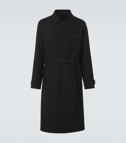 Script wool and cashmere coat - Gucci - Modalova