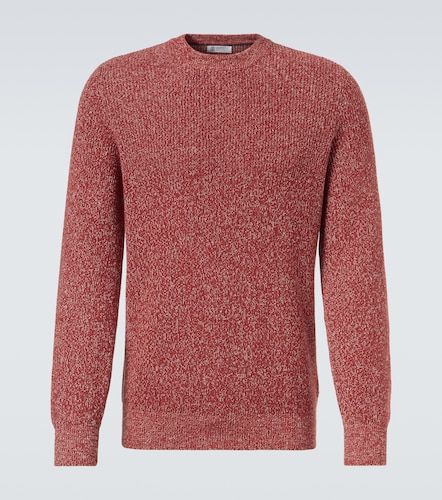 Pullover in cotone - Brunello Cucinelli - Modalova