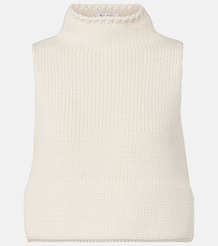 Alaia Cropped cotton-blend top - Alaia - Modalova
