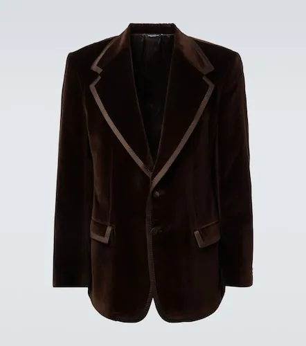 Blazer de algodón y seda - Dolce&Gabbana - Modalova