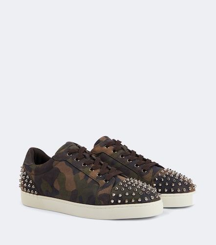 Seavaste camouflage spiked suede sneakers - Christian Louboutin - Modalova