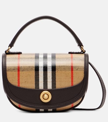 Borsa Highlands Mini in jacquard - Burberry - Modalova