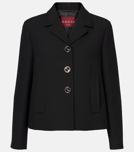 Gucci Wool crÃªpe jacket - Gucci - Modalova