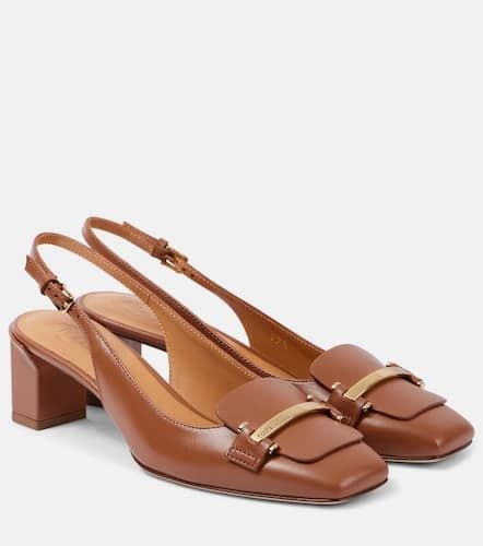 Tod's 50 leather slingback pumps - Tod's - Modalova