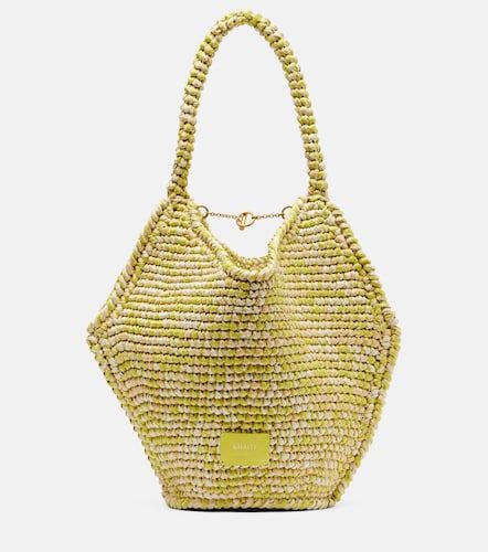 Khaite Lotus Mini raffia tote bag - Khaite - Modalova