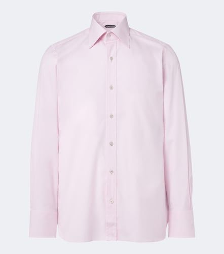 Camisa de popelín de algodón - Tom Ford - Modalova