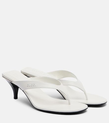Vittoria leather thong sandals - Gucci - Modalova