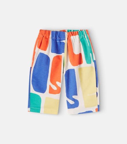 Bebé - pantalones de algodón estampados con logo - Bobo Choses - Modalova