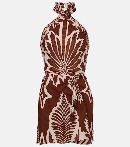 Vestido corto Manon de algodón estampado - Poupette St Barth - Modalova