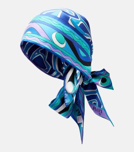 Pañuelo Labirinto de sarga de seda estampado - Pucci - Modalova