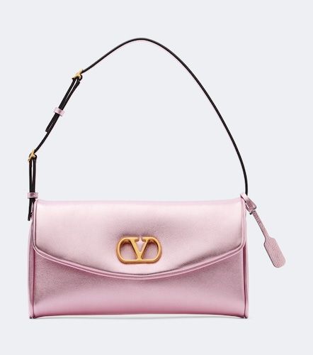 DeVain Small metallic leather shoulder bag - Valentino Garavani - Modalova