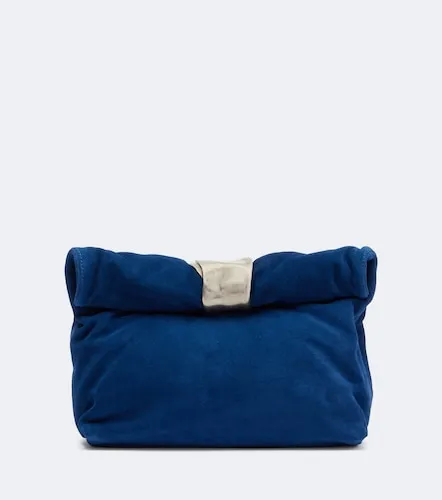 Staud Puff Small suede clutch - Staud - Modalova