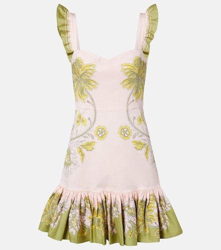 Gingerbread printed cotton-blend minidress - La DoubleJ - Modalova
