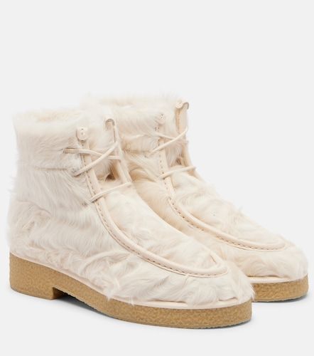 Frosty shearling ankle boots - Aquazzura - Modalova