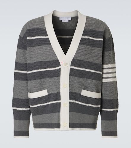 Cárdigan de algodón a rayas - Thom Browne - Modalova