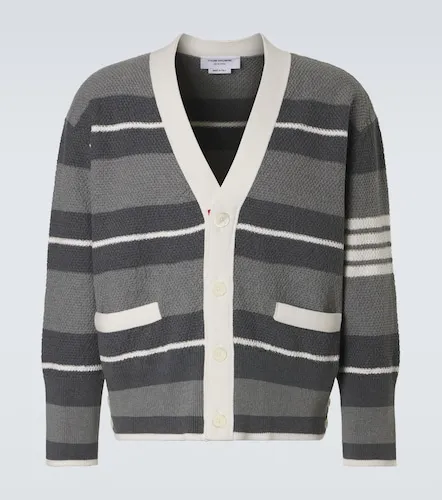 Thom Browne Striped cotton cardigan - Thom Browne - Modalova