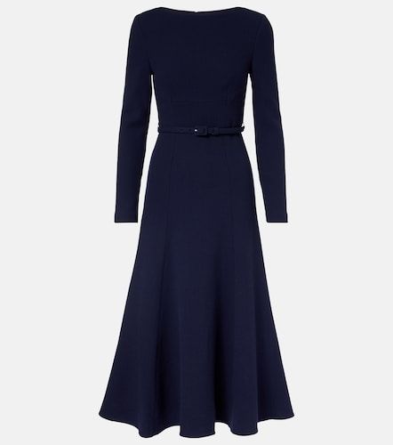 Belted wool crepe midi dress - Roland Mouret - Modalova