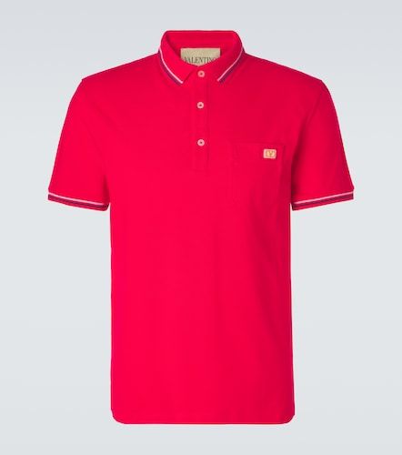 Polo de piqué de algodón - Valentino Garavani - Modalova