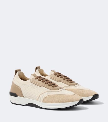Brioni Leather-trimmed sneakers - Brioni - Modalova