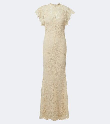 Vestido largo Laia de encaje en mezcla de algodón - De La Vali - Modalova